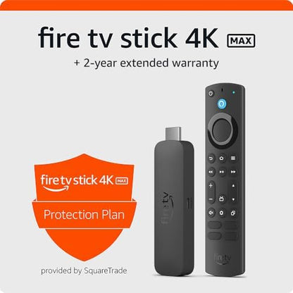 Amazon Fire TV Stick 4K Max streaming device, with AI-powered Fire TV Search, supports Wi-Fi 6E, free &amp; live TV without cable or satellite, find shows faster with Alexa+