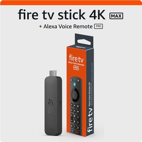 Amazon Fire TV Stick 4K Max streaming device, with AI-powered Fire TV Search, supports Wi-Fi 6E, free &amp; live TV without cable or satellite, find shows faster with Alexa+