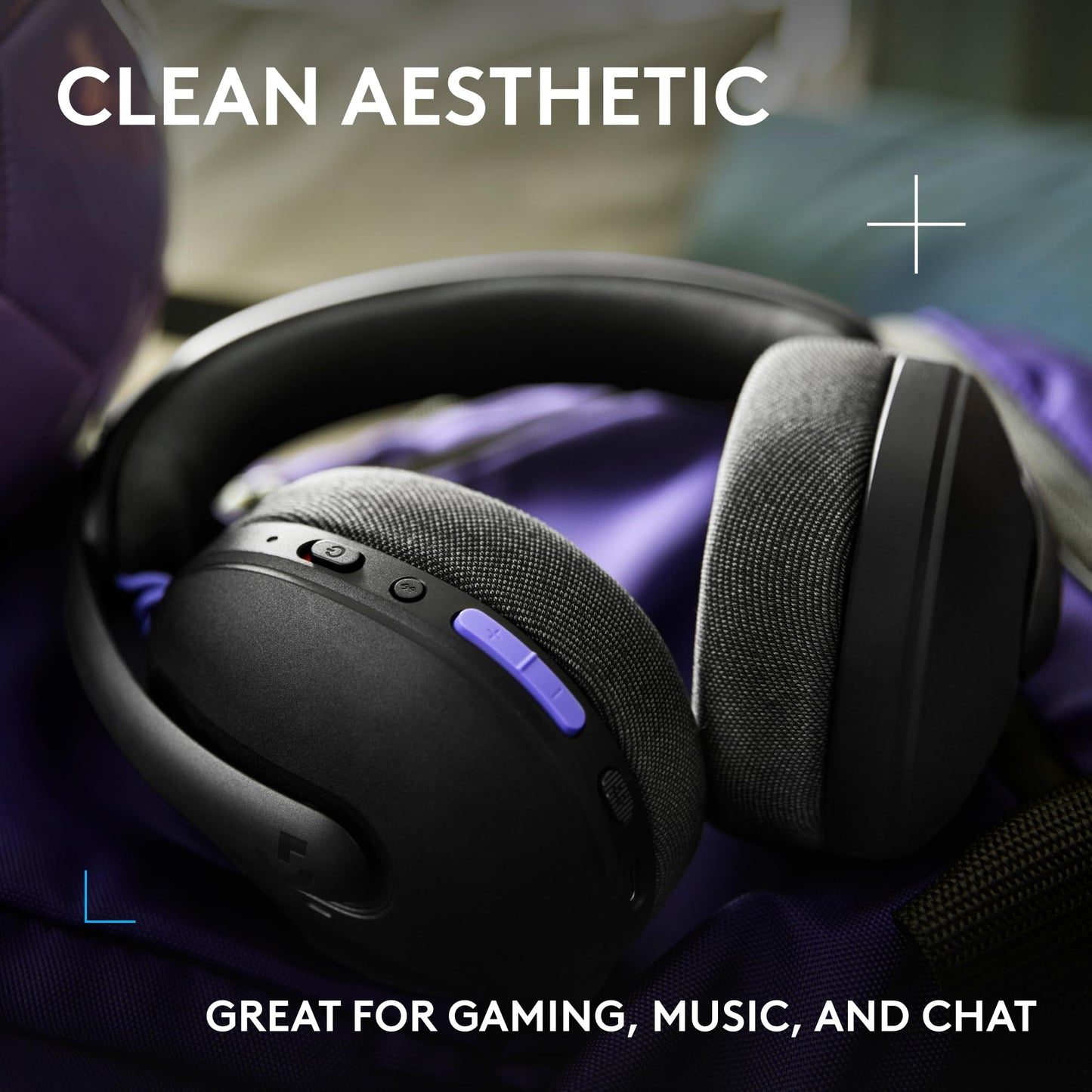 Logitech G325 Lightspeed Wireless Bluetooth Gaming Headset, All-Day Comfort, Built-in Mic with Noise Reduction, 24-Bit Audio, 24+ Hr Battery Life, for PC, PlayStation, Switch, Mobile – Black